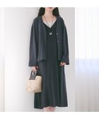 【23区/NIJYUSANKU】の【SLOW/一部店舗限定】キュプラフィブリルクロス キャミ ワンピース グレー系|ID:prp329100004407846