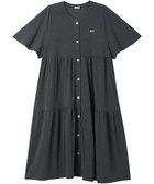 【ツモリチサト スリープ/tsumori chisato SLEEP】のツモリチサト ワンピース 5分袖 半袖 ルームウエア 綿混ベア天竺 ロング丈(ふくらはぎ付近) レディース UNT156 /ワコール 人気、トレンドファッション・服の通販 founy(ファニー) ファッション Fashion レディースファッション Fashion for Women ワンピース Dresses ストレッチ Stretch, Stretchy Fabric パジャマ Pajamas, Sleepwear ロング Long, Long-Length 再入荷 Restock / Back in Stock 半袖 Short Sleeve, Half Sleeve thumbnail ブラック|ID: prp329100004407938 ipo3291000000033314415