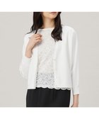 【自由区/JIYU-KU】の【カタログ掲載・接触冷感・UVカット・洗える】クレープストレッチニット カーディガン オフ|ID: prp329100004407966 ipo3291000000031952031