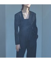 【23区/NIJYUSANKU】の【エステータ】コットンダブルクロス ノーカラージャケット 人気、トレンドファッション・服の通販 founy(ファニー) ファッション Fashion レディースファッション WOMEN アウター Coat Outerwear ジャケット Jackets ノーカラージャケット No Collar Leather Jackets 春 Spring 秋 Autumn/Fall ジャケット Jacket 雑誌 Magazine フロント Front S/S・春夏 Ss・Spring/Summer おすすめ Recommend 夏 Summer |ID:prp329100004408064