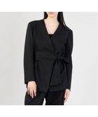 【23区/NIJYUSANKU】の【エステータ】コットンダブルクロス ノーカラージャケット ブラック系|ID: prp329100004408064 ipo3291000000033475029