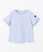 【組曲 / KIDS/KUMIKYOKU】の【110-140㎝】半袖ボーダー Tシャツ ミントグリーン×サックスブルー|ID: prp329100004408607 ipo3291000000034242359