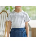 【組曲 / KIDS/KUMIKYOKU】の【110-140㎝】半袖ボーダー Tシャツ 人気、トレンドファッション・服の通販 founy(ファニー) ファッション Fashion キッズファッション Fashion for Kids トップス・カットソー Cut & Sew Tops カットソー Cut and Sewn Top ベーシック Basic, Essential ボーダー Border, Stripe 半袖 Short Sleeve, Half Sleeve 夏 Summer 春 Spring S/S・春夏 SS, Spring/Summer, Warm Season thumbnail ラベンダー×オフホワイト|ID: prp329100004408607 ipo3291000000036029224