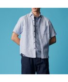 【ジョセフ アブード/JOSEPH ABBOUD / MEN】の【麻100%・軽い・涼しい】 モイスチャーリネン半袖 シャツ サックスブルー系|ID: prp329100004408638 ipo3291000000031941474
