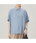 【自由区/JIYU-KU】の【カタログ掲載・接触冷感・UVケア・抗菌防臭・洗える】リヨセルポプリン ブラウス [新色]ブルーストライプ|ID: prp329100004408683 ipo3291000000030897986