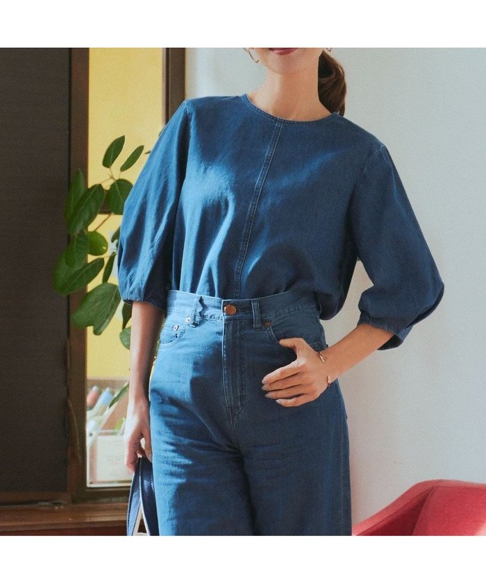 【23区/NIJYUSANKU】の【Oggi4月号掲載/洗える】23区DENIM ライトダンガリー ブラウス インテリア・キッズ・メンズ・レディースファッション・服の通販 founy(ファニー) https://founy.com/ 雑誌掲載アイテム Magazine Picks & Fashion Features ファッション雑誌 Fashion Magazines オッジ Oggi ファッション Fashion レディースファッション Fashion for Women トップス・カットソー Cut & Sew Tops シャツ・ブラウス・オフィスカジュアル Elegant Blouses & Button-Ups アクセサリー Fashion Accessories インディゴ Indigo Denim 春 Spring 洗える Machine Washable 4月号 April Issue シンプル Simple, Minimal 雑誌 Magazine, Fashion Magazine ツイル Twist, Twisted Detail デニム Denim, Jeans Material ネックレス Necklace, Pendant Necklace フロント Front, Front Design ワイド Wide, Wide Fit S/S・春夏 SS, Spring/Summer, Warm Season おすすめ Recommended / Our Picks 夏 Summer 2024年 2024 2024春夏・S/S Spring/Summer 2024 SS24 |ID: prp329100004408699 ipo3291000000035391144