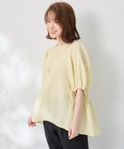 【エニー/ANY】のサッカーギャザーバックペプラムブラウス イエロー|ID: prp329100004408779 ipo3291000000035676766