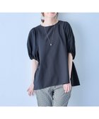 【エニー/ANY】のサッカーギャザーバックペプラムブラウス ブラック|ID: prp329100004408779 ipo3291000000035676769