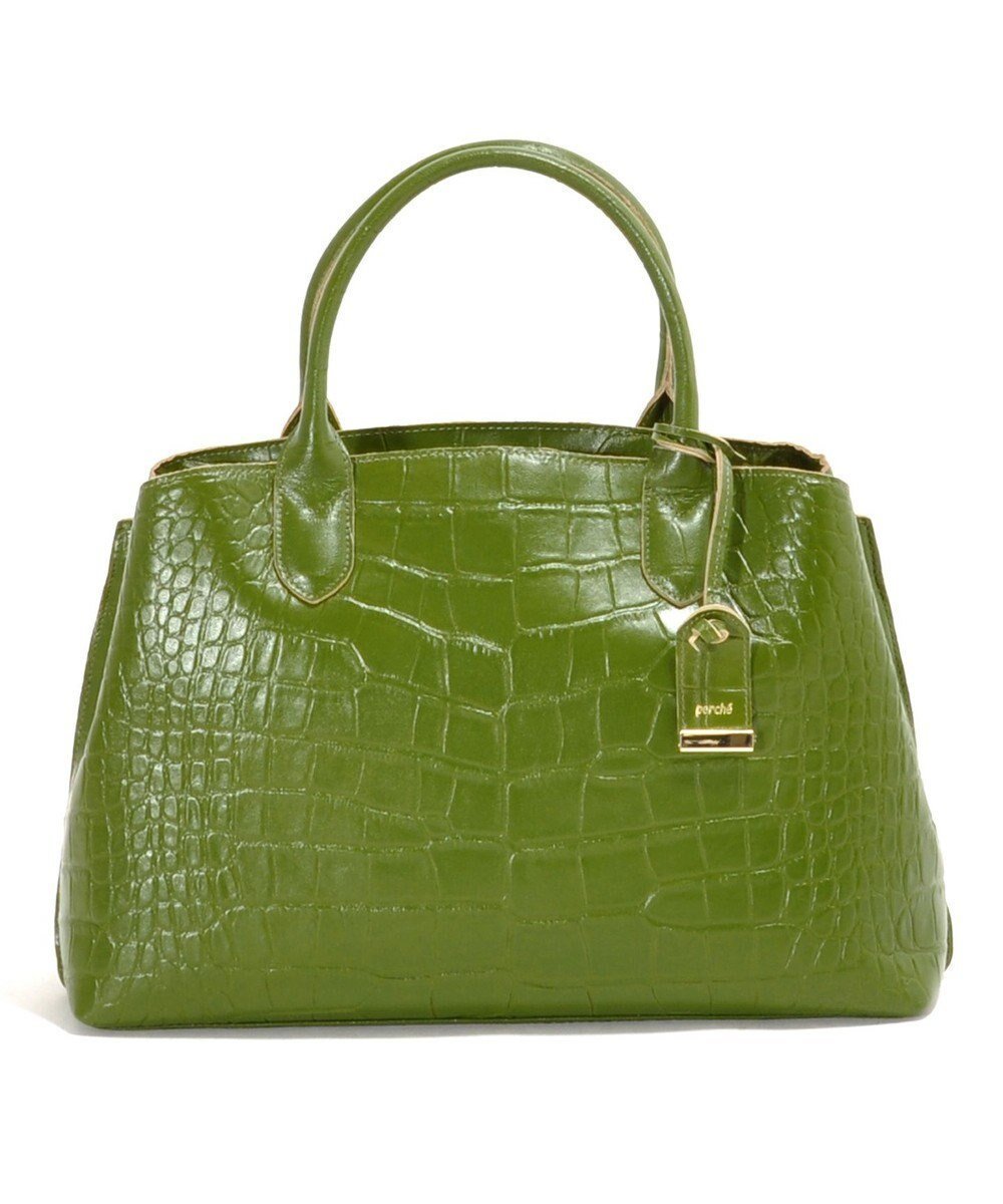 【アンビリオン/UNBILLION】のperche 山羊革A4トートバッグ インテリア・キッズ・メンズ・レディースファッション・服の通販 founy(ファニー) 　ファッション　Fashion　レディースファッション　Fashion for Women　バッグ　Bags　ショルダー　Shoulder, Shoulder Strap　ポケット　Pocket, Pocket Detail　ロング　Long, Long-Length　クロコオリーブ|ID: prp329100004408798 ipo3291000000034264984