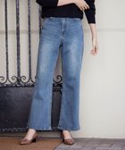 【ティアクラッセ/Tiaclasse】の【小倉優子さん着用】【洗える】ストレッチワイドデニム ブルー|ID: prp329100004408851 ipo3291000000030964673