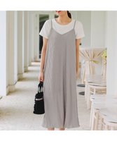 【ティアクラッセ/Tiaclasse】の【2点セット・洗える】変形プリーツキャミワンピース&Tシャツ 人気、トレンドファッション・服の通販 founy(ファニー) ファッション Fashion レディースファッション WOMEN ワンピース Dress キャミワンピース No Sleeve Dresses アクセサリー Accessories 春 Spring 洗える Washable 秋 Autumn/Fall カットソー Cut And Sew カーディガン Cardigan キャミワンピース Cami Dress セットアップ Set Up チュニック Tunic トレンド Trend プリーツ Pleats ポケット Pocket 楽ちん Easy S/S・春夏 Ss・Spring/Summer 再入荷 Restock/Back In Stock/Re Arrival 夏 Summer エレガント 上品 Elegant NEW・新作・新着・新入荷 New Arrivals |ID:prp329100004409042