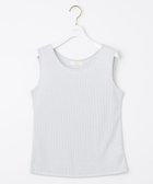 【エニィ スィス/any SiS】のラメテレコ タンクトップ シルバー|ID: prp329100004409297 ipo3291000000035477668