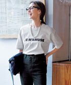 【アンフィーロ 自由区/UNFILO】の【汗ジミ防止/UVケア】BEAUTY FORM-Tコットン ロゴ半袖T トップグレー|ID: prp329100004409541 ipo3291000000032540810
