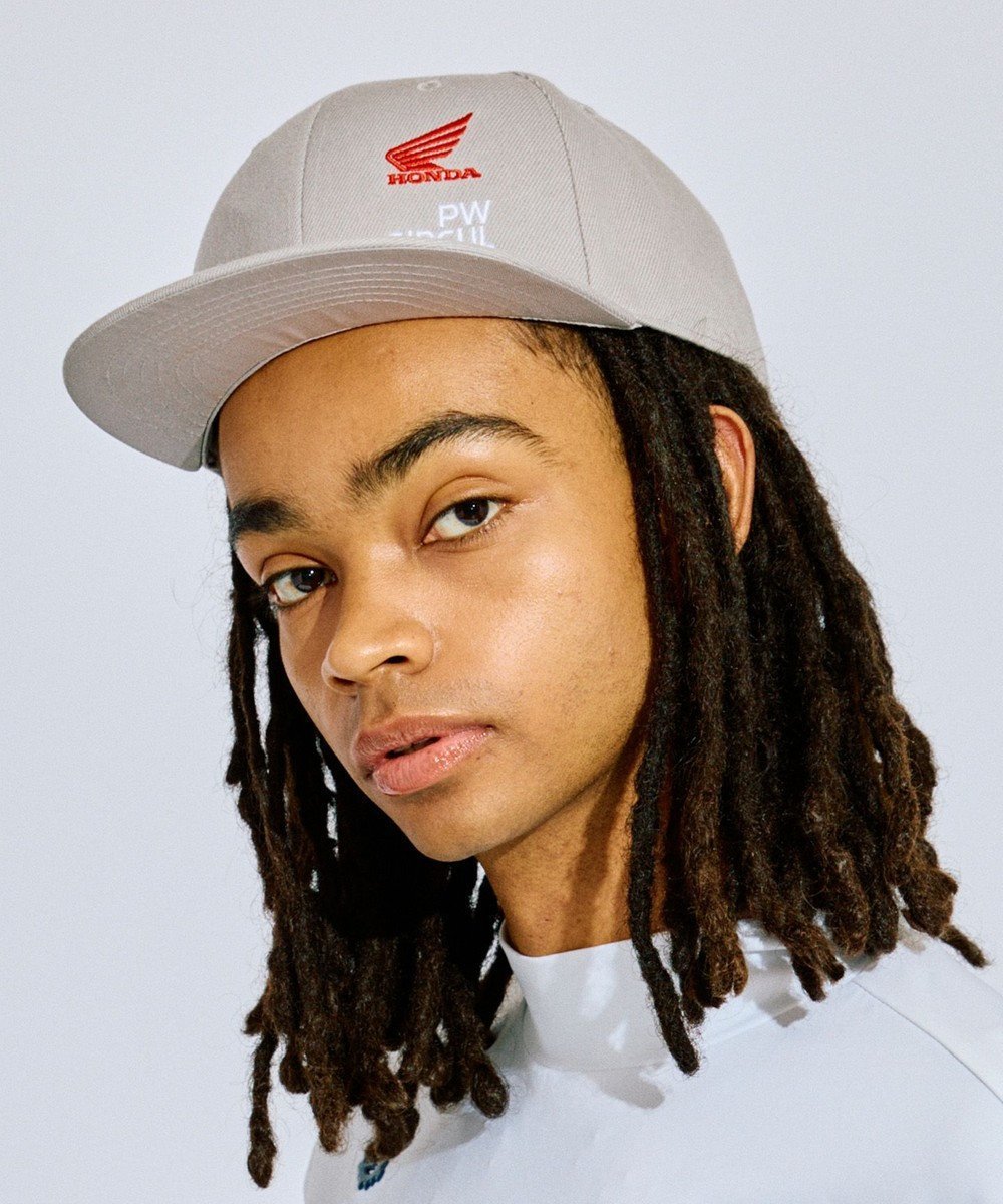 【ピーダブリュサーキュラス/PW CIRCULUS】の〈Hondaコラボ〉【UNISEX】コラボキャップ 人気、トレンドファッション・服の通販 founy(ファニー) 　ファッション　Fashion　レディースファッション　WOMEN　帽子　Hats　ユニセックス　Unisex　キャップ　Cap　キャラクター　Character　コラボ　Collaboration　スウェット　Sweat　フロント　Front　モックネック　Mock Neck　帽子　Hat　 other-1|ID: prp329100004409638 ipo3291000000032152600