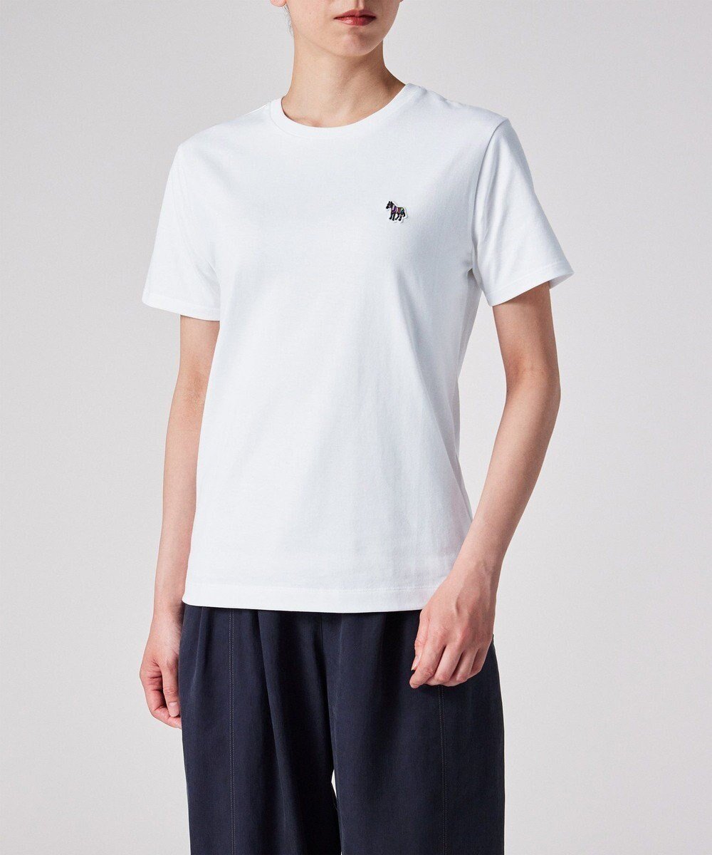 【ポール スミス/Paul Smith】のゼブラワッペン 半袖Tシャツ インテリア・キッズ・メンズ・レディースファッション・服の通販 founy(ファニー) 　ファッション　Fashion　レディースファッション　Fashion for Women　トップス・カットソー　Cut & Sew Tops　シャツ・ブラウス・オフィスカジュアル　Elegant Blouses & Button-Ups　ロングTシャツ・Tシャツ　Longline T-Shirts & Tees　カットソー・ベーシックTシャツ　Cut-and-Sewn Tops / Stretch Tees & Basics　おすすめ　Recommended / Our Picks　カットソー　Cut and Sewn Top　カラフル　Colorful Design　ギフト プレゼント　Gift / Present　ベーシック　Basic, Essential　人気　Popular, Best Seller　半袖　Short Sleeve, Half Sleeve　夏　Summer　S/S・春夏　SS, Spring/Summer, Warm Season　A/W・秋冬　Autumn/Winter　ホワイト|ID: prp329100004409725 ipo3291000000032285689