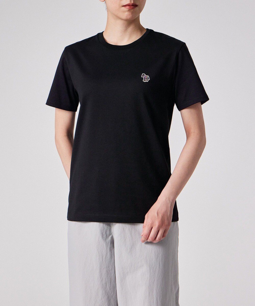 【ポール スミス/Paul Smith】のゼブラワッペン 半袖Tシャツ インテリア・キッズ・メンズ・レディースファッション・服の通販 founy(ファニー) 　ファッション　Fashion　レディースファッション　Fashion for Women　トップス・カットソー　Cut & Sew Tops　シャツ・ブラウス・オフィスカジュアル　Elegant Blouses & Button-Ups　ロングTシャツ・Tシャツ　Longline T-Shirts & Tees　カットソー・ベーシックTシャツ　Cut-and-Sewn Tops / Stretch Tees & Basics　おすすめ　Recommended / Our Picks　カットソー　Cut and Sewn Top　カラフル　Colorful Design　ギフト プレゼント　Gift / Present　ベーシック　Basic, Essential　人気　Popular, Best Seller　半袖　Short Sleeve, Half Sleeve　夏　Summer　S/S・春夏　SS, Spring/Summer, Warm Season　A/W・秋冬　Autumn/Winter　ブラック|ID: prp329100004409725 ipo3291000000032285690