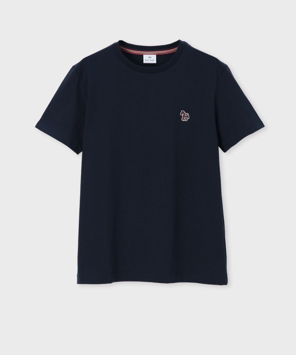 【ポール スミス/Paul Smith】のゼブラワッペン 半袖Tシャツ インテリア・キッズ・メンズ・レディースファッション・服の通販 founy(ファニー) 　ファッション　Fashion　レディースファッション　Fashion for Women　トップス・カットソー　Cut & Sew Tops　シャツ・ブラウス・オフィスカジュアル　Elegant Blouses & Button-Ups　ロングTシャツ・Tシャツ　Longline T-Shirts & Tees　カットソー・ベーシックTシャツ　Cut-and-Sewn Tops / Stretch Tees & Basics　おすすめ　Recommended / Our Picks　カットソー　Cut and Sewn Top　カラフル　Colorful Design　ギフト プレゼント　Gift / Present　ベーシック　Basic, Essential　人気　Popular, Best Seller　半袖　Short Sleeve, Half Sleeve　夏　Summer　S/S・春夏　SS, Spring/Summer, Warm Season　A/W・秋冬　Autumn/Winter　ネイビー|ID: prp329100004409725 ipo3291000000033221696