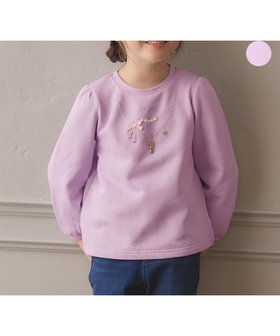 【エニファム/any FAM / KIDS】の【らくっトレーナー】裏毛 ネックレス トレーナー 人気、トレンドファッション・服の通販 founy(ファニー) ファッション Fashion キッズファッション KIDS トップス・カットソー Tops/Tees/Kids スウェット Sweat トレーナー Trainer 定番 Standard ネックレス Necklace 人気 Popularity パール Pearl ポケット Pocket モチーフ Motif リボン Ribbon A/W・秋冬 Aw・Autumn/Winter・Fw・Fall-Winter 再入荷 Restock/Back In Stock/Re Arrival |ID:prp329100004411017