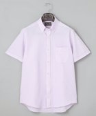 【五大陸/gotairiku / MEN】のとにかく涼しい/酷暑対応【シワになりにくい/吸水速乾】クールマックスサッカーシャツ パープル×白|ID: prp329100004411288 ipo3291000000031661321