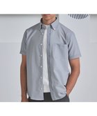 【五大陸/gotairiku / MEN】のとにかく涼しい/酷暑対応【シワになりにくい/吸水速乾】クールマックスサッカーシャツ グレー×白|ID: prp329100004411288 ipo3291000000032605890