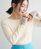 【グリーンパークス/Green Parks】のアンチピリング袖シアーリブニットプルオーバー 人気、トレンドファッション・服の通販 founy(ファニー) ファッション Fashion レディースファッション Fashion for Women トップス・カットソー Cut & Sew Tops ニット Knit Tops & Sweaters カジュアルプルオーバー・ニットトップス Pullovers & Knit Tops / Casual Pullovers シンプル Simple, Minimal ストレート Straight, Straight Cut スマート Smart, Elegant セーター Sweater, Knitwear フィット Fit, Slim Fit ポケット Pocket, Pocket Detail ラウンド Round, Round Neck 夏 Summer 春 Spring S/S・春夏 SS, Spring/Summer, Warm Season thumbnail Ivory|ID: prp329100004411849 ipo3291000000033620765