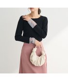 【グリーンパークス/Green Parks】のアンチピリング袖シアーリブニットプルオーバー 人気、トレンドファッション・服の通販 founy(ファニー) ファッション Fashion レディースファッション Fashion for Women トップス・カットソー Cut & Sew Tops ニット Knit Tops & Sweaters カジュアルプルオーバー・ニットトップス Pullovers & Knit Tops / Casual Pullovers シンプル Simple, Minimal ストレート Straight, Straight Cut スマート Smart, Elegant セーター Sweater, Knitwear フィット Fit, Slim Fit ポケット Pocket, Pocket Detail ラウンド Round, Round Neck 夏 Summer 春 Spring S/S・春夏 SS, Spring/Summer, Warm Season thumbnail Black|ID: prp329100004411849 ipo3291000000033620766