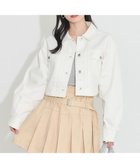 【アースミュージックアンドエコロジー/earth music&ecology】のショートデニムジャケット Off White|ID: prp329100004412067 ipo3291000000031848748