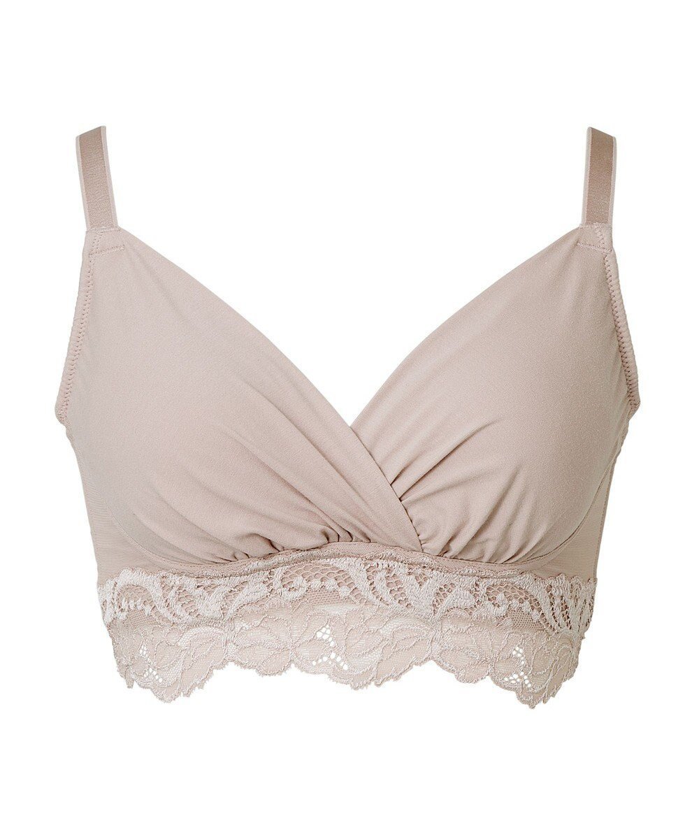 【ブラデリス ニューヨーク/BRADELIS New York】の【BRADELIS NewYork peace】綿混ストレッチハイブリッドハートカップブラ25 ブラデリス 吸汗 速乾機能 補正 ブラジャー インテリア・キッズ・メンズ・レディースファッション・服の通販 founy(ファニー) 　ファッション　Fashion　レディースファッション　WOMEN　アンダー　Under　エレガント 上品　Elegant　サテン　Satin　スカラップ　Scalloped　ストレッチ　Stretch　スーピマ　Supima　センター　Center　タンブラー　Tumbler　フィット　Fit　ブラジャー　Bra　ボタニカル　Botanical　ランジェリー　Lingerie　レース　Race　ワイヤー　Wire　おすすめ　Recommend　ローズベージュ|ID: prp329100004412077 ipo3291000000030808015