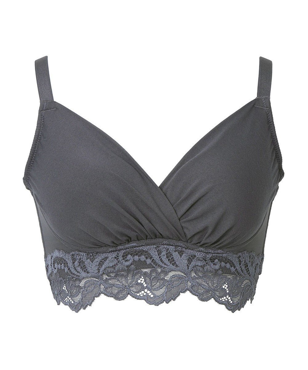 【ブラデリス ニューヨーク/BRADELIS New York】の【BRADELIS NewYork peace】綿混ストレッチハイブリッドハートカップブラ25 ブラデリス 吸汗 速乾機能 補正 ブラジャー インテリア・キッズ・メンズ・レディースファッション・服の通販 founy(ファニー) 　ファッション　Fashion　レディースファッション　WOMEN　アンダー　Under　エレガント 上品　Elegant　サテン　Satin　スカラップ　Scalloped　ストレッチ　Stretch　スーピマ　Supima　センター　Center　タンブラー　Tumbler　フィット　Fit　ブラジャー　Bra　ボタニカル　Botanical　ランジェリー　Lingerie　レース　Race　ワイヤー　Wire　おすすめ　Recommend　ロイヤルグレー|ID: prp329100004412077 ipo3291000000030808017