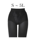 【ブラデリス ニューヨーク/BRADELIS New York】の【BRADELIS NewYork peace】綿混ストレッチハイブリッドガードル25 クロッチ付きで1枚履き可能な補整ガードル 消臭機能付き ブラデリス ブラック|ID: prp329100004412081 ipo3291000000032459478