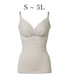 【ブラデリス ニューヨーク/BRADELIS New York】の【BRADELIS NewYork peace】綿混ストレッチハイブリッドハートカップブラキャミ25 ブラデリス 補正 下着 カップ付き ブラトップ シェイパー グレージュ|ID: prp329100004412084 ipo3291000000032081178