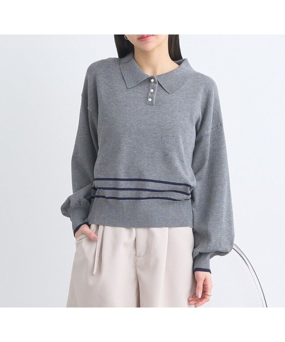 【アースミュージックアンドエコロジー/earth music&ecology】のパールボタンニットプルオーバー 人気、トレンドファッション・服の通販 founy(ファニー) 　ファッション　Fashion　レディースファッション　WOMEN　トップス・カットソー　Tops/Tshirt　ニット　Knit Tops　プルオーバー　Pullover　おすすめ　Recommend　セーター　Sweater　パール　Pearl　ポケット　Pocket　エレガント 上品　Elegant　夏　Summer　春　Spring　S/S・春夏　Ss・Spring/Summer　 other-1|ID: prp329100004412132 ipo3291000000030808302