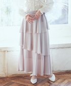 【アースミュージックアンドエコロジー/earth music&ecology】のサイドリボンティアードスカート Light Gray|ID: prp329100004412137 ipo3291000000033713957