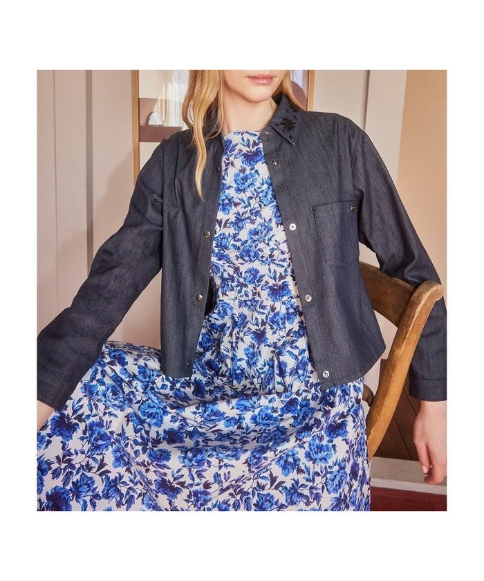 【トッカ/TOCCA】の【洗える】JEWEL OF BLUE ジャケット インテリア・キッズ・メンズ・レディースファッション・服の通販 founy(ファニー) https://founy.com/ ファッション Fashion レディースファッション WOMEN アウター Coat Outerwear ジャケット Jackets 2025年 2025 2025春夏・S/S Ss,Spring/Summer,2025 ジャケット Jacket ジュエル Jewel 洗える Washable |ID: prp329100004412202 ipo3291000000031836942