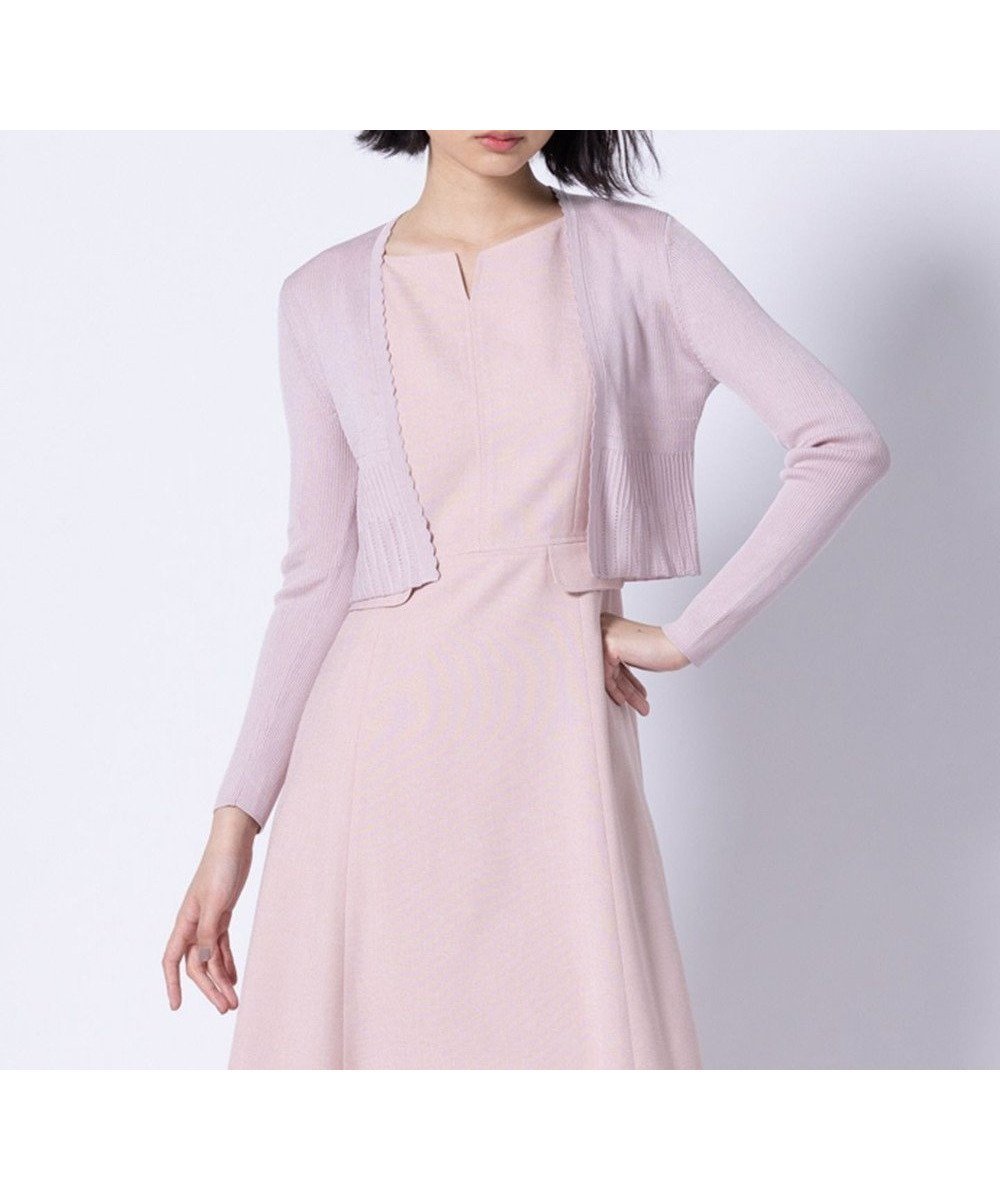 【トッカ/TOCCA】のEYELET AJISAI BOLERO ボレロ インテリア・キッズ・メンズ・レディースファッション・服の通販 founy(ファニー) 　ファッション　Fashion　レディースファッション　Fashion for Women　アウター　Coat / Outerwear Collection　ボレロ・ショート丈ジャケット / ドレス羽織りに　Boleros & Short Jackets　2025年　2025　2025春夏・S/S　Spring/Summer 2025 SS25　アイレット　Eyelet Lace　カーディガン　Cardigan, Knitwear　コンパクト　Compact, Small Size　ドレス　Dress, One-Piece　ボレロ　Bolero, Short Cardigan　ランダム　Random, Irregular　夏　Summer　定番　Standard, Basic Item　春　Spring　S/S・春夏　SS, Spring/Summer, Warm Season　ピンク系|ID: prp329100004412208 ipo3291000000036085033