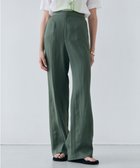 【ベイジ,/BEIGE,】の【洗える】BERNARD / リネンストレートフルレングスパンツ Olive|ID: prp329100004412278 ipo3291000000031933925