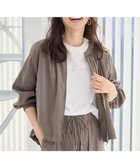 【エニー/ANY】の清涼リラックスブルゾン モカ|ID: prp329100004412291 ipo3291000000035871030