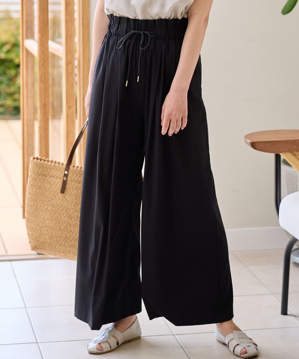 【エニー/ANY】の【新色追加/ウエストゴム】清涼リラックスハイウエストパンツ 人気、トレンドファッション・服の通販 founy(ファニー) 　ファッション　Fashion　レディースファッション　Fashion for Women　パンツ　Pants & Trousers　おすすめ　Recommended / Our Picks　ジャケット　Jacket, Outerwear　ブルゾン　Blouson, Bomber Jacket　リラックス　Relax, Relaxed Fit　ワッシャー　Washer, Crinkled Finish　半袖　Short Sleeve, Half Sleeve　夏　Summer　春　Spring　S/S・春夏　SS, Spring/Summer, Warm Season　 other-1|ID: prp329100004412294 ipo3291000000034797732