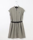 【23区 ゴルフ/NIJYUSANKU GOLF】の【UVケア】完売目前の人気アイテム◎フロントジッパーで着脱便利!ロングシーズン使えるベルト付きワンピース スモーキーグリーン系|ID: prp329100004412297 ipo3291000000030809034