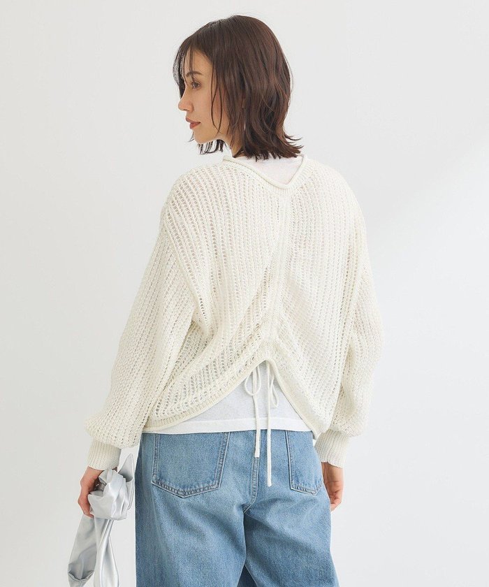 【グリーンパークス/Green Parks】のSET2点2wayシャーリングニット+インナー インテリア・キッズ・メンズ・レディースファッション・服の通販 founy(ファニー) https://founy.com/ ファッション Fashion レディースファッション Fashion for Women トップス・カットソー Cut & Sew Tops ニット Knit Tops & Sweaters おすすめ Recommended / Our Picks インナー Innerwear ギャザー Gathered, Ruffled シャーリング Shirring, Ruched セーター Sweater, Knitwear トレンド Trend, Trending Now ポケット Pocket, Pocket Detail メッシュ Mesh, Net Fabric 夏 Summer 春 Spring S/S・春夏 SS, Spring/Summer, Warm Season |ID: prp329100004412306 ipo3291000000033541857