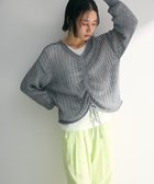 【グリーンパークス/Green Parks】のSET2点2wayシャーリングニット+インナー Gray|ID: prp329100004412306 ipo3291000000033541860