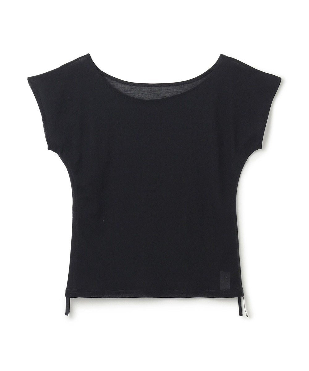 【チャコット/Chacott】のTシャツ インテリア・キッズ・メンズ・レディースファッション・服の通販 founy(ファニー) 　ファッション　Fashion　レディースファッション　Fashion for Women　トップス・カットソー　Cut & Sew Tops　シャツ・ブラウス・オフィスカジュアル　Elegant Blouses & Button-Ups　ロングTシャツ・Tシャツ　Longline T-Shirts & Tees　ストレッチ　Stretch, Stretchy Fabric　ブラック|ID: prp329100004412906 ipo3291000000032388951