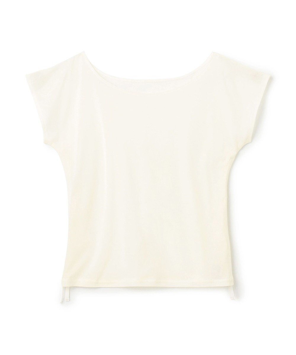 【チャコット/Chacott】のTシャツ インテリア・キッズ・メンズ・レディースファッション・服の通販 founy(ファニー) 　ファッション　Fashion　レディースファッション　Fashion for Women　トップス・カットソー　Cut & Sew Tops　シャツ・ブラウス・オフィスカジュアル　Elegant Blouses & Button-Ups　ロングTシャツ・Tシャツ　Longline T-Shirts & Tees　ストレッチ　Stretch, Stretchy Fabric　オフホワイト|ID: prp329100004412906 ipo3291000000032388952