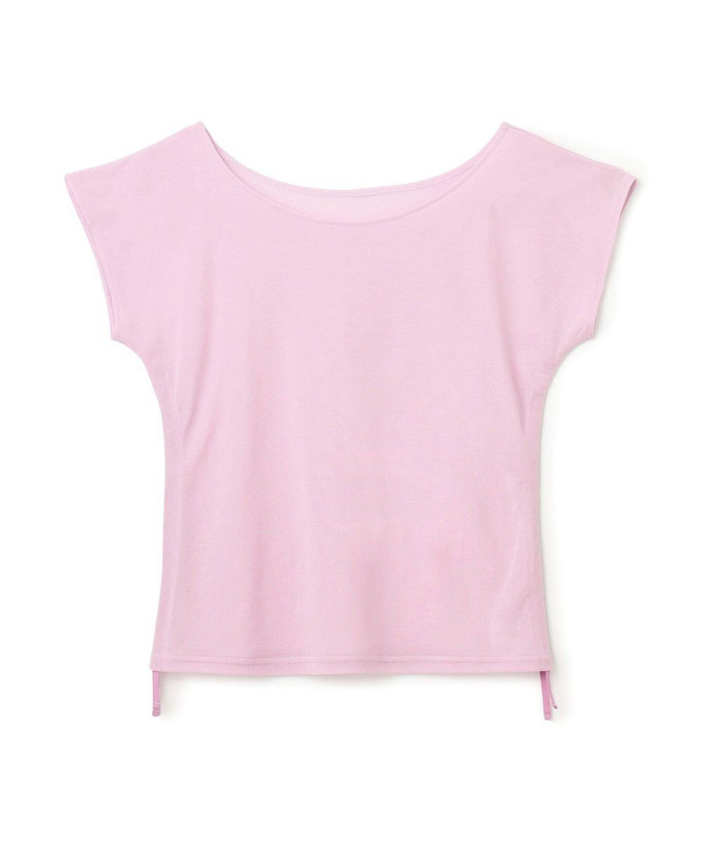 【チャコット/Chacott】のTシャツ インテリア・キッズ・メンズ・レディースファッション・服の通販 founy(ファニー) 　ファッション　Fashion　レディースファッション　Fashion for Women　トップス・カットソー　Cut & Sew Tops　シャツ・ブラウス・オフィスカジュアル　Elegant Blouses & Button-Ups　ロングTシャツ・Tシャツ　Longline T-Shirts & Tees　ストレッチ　Stretch, Stretchy Fabric　グレイッシュローズ|ID: prp329100004412906 ipo3291000000032388953
