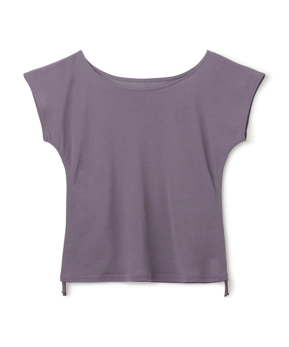 【チャコット/Chacott】のTシャツ インテリア・キッズ・メンズ・レディースファッション・服の通販 founy(ファニー) 　ファッション　Fashion　レディースファッション　Fashion for Women　トップス・カットソー　Cut & Sew Tops　シャツ・ブラウス・オフィスカジュアル　Elegant Blouses & Button-Ups　ロングTシャツ・Tシャツ　Longline T-Shirts & Tees　ストレッチ　Stretch, Stretchy Fabric　モーブ|ID: prp329100004412906 ipo3291000000032388954