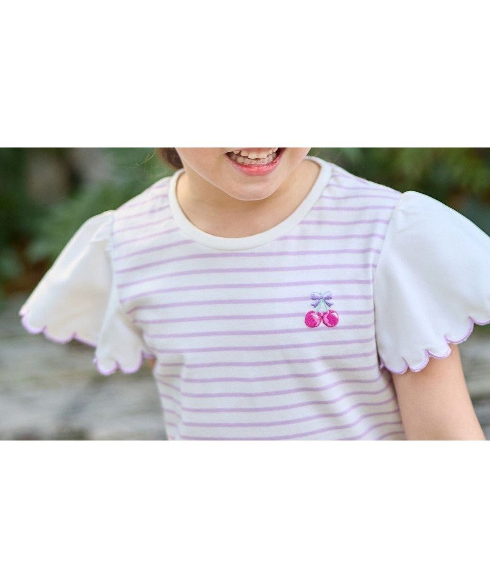 【エニファム/any FAM / KIDS】の【日よけ付き】リボンキャップ インテリア・キッズ・メンズ・レディースファッション・服の通販 founy(ファニー) 　ファッション　Fashion　キッズファッション　KIDS Children’s Clothing　洗える　Washable　キャップ　Cap　スマホ　Smartphone　人気　Popularity　パール　Pearl　帽子　Hat　リボン　Ribbon　再入荷　Restock/Back In Stock/Re Arrival　夏　Summer　ラベンダー|ID: prp329100004413172 ipo3291000000032633212