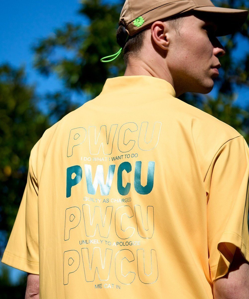 【ピーダブリュサーキュラス/PW CIRCULUS / MEN】の【UV遮蔽率99.5% UVカット/速乾/ストレッチ】【GOLF OUT掲載】【MEN】ポケットモックT インテリア・キッズ・メンズ・レディースファッション・服の通販 founy(ファニー) 　ファッション　Fashion　メンズファッション　MEN　トップス・カットソー　Tops/Tshirt/Men　シャツ　Shirts　アウトドア　Outdoor　春　Spring　カットソー　Cut And Sew　軽量　Lightweight　ストレッチ　Stretch　雑誌　Magazine　人気　Popularity　プリント　Print　ポケット　Pocket　S/S・春夏　Ss・Spring/Summer　夏　Summer　ゴルフ　Golf　2025年　2025　2025春夏・S/S　Ss,Spring/Summer,2025　イエロー系|ID: prp329100004413212 ipo3291000000032033629