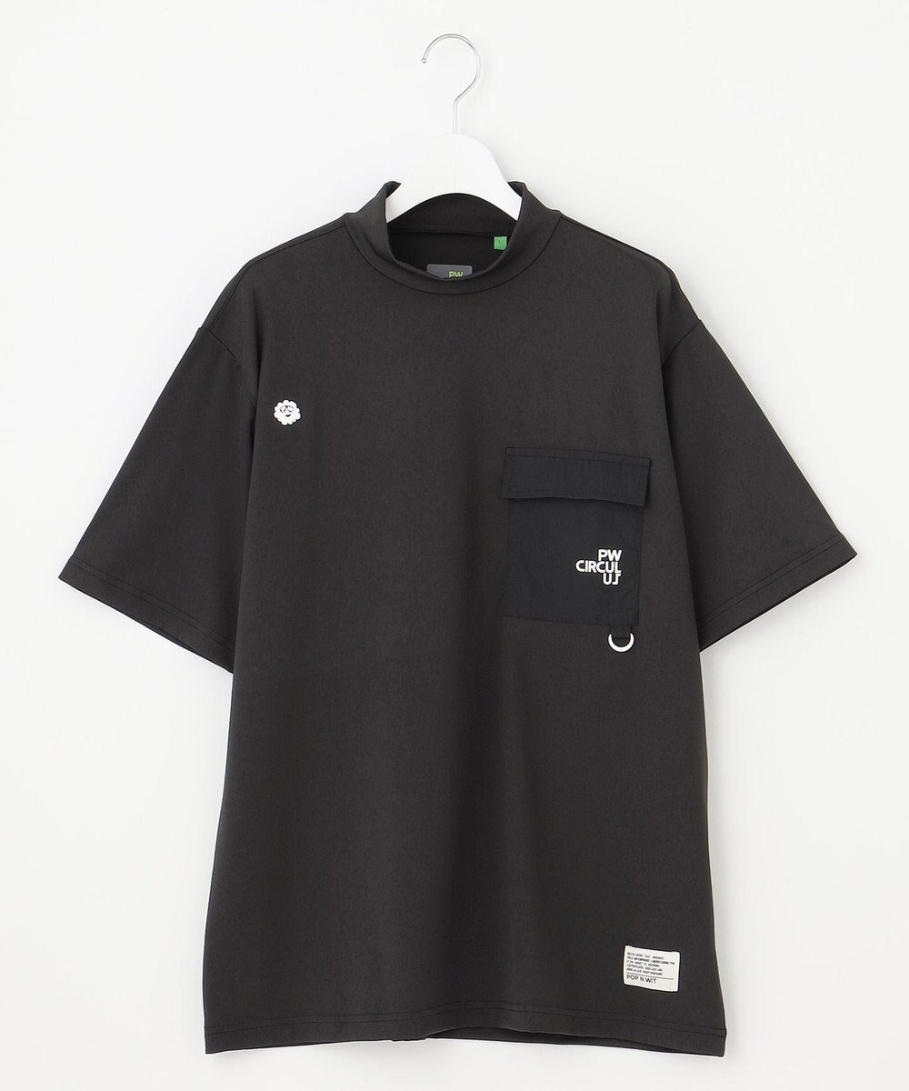 【ピーダブリュサーキュラス/PW CIRCULUS / MEN】の【UV遮蔽率99.5% UVカット/速乾/ストレッチ】【GOLF OUT掲載】【MEN】ポケットモックT ゴルフ インテリア・キッズ・メンズ・レディースファッション・服の通販 founy(ファニー) 　ファッション　Fashion　メンズファッション　Men's Style Online　トップス・カットソー　Tops/Tshirt/Men　シャツ　Shirts　アウトドア　Outdoor　春　Spring　カットソー　Cut And Sew　軽量　Lightweight　ストレッチ　Stretch　雑誌　Magazine　人気　Popularity　プリント　Print　ポケット　Pocket　S/S・春夏　Ss・Spring/Summer　夏　Summer　ゴルフ　Golf　2025年　2025　2025春夏・S/S　Ss,Spring/Summer,2025　ブラック系|ID: prp329100004413212 ipo3291000000032562929