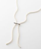 【23区/NIJYUSANKU】のクリップ パール ラリエット ネックレス シルバー系|ID: prp329100004413237 ipo3291000000030815466