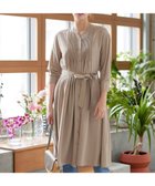 【ティアクラッセ/Tiaclasse】の【3way】ピンタックシャツワンピース ベージュ|ID: prp329100004413245 ipo3291000000030815496